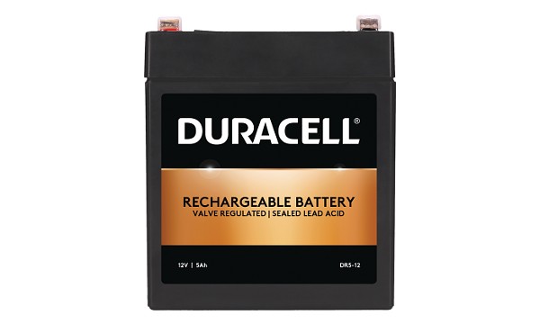 Batería de Seguridad Duracell 12V 5Ah VRLA