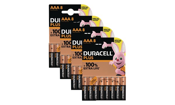 Paquete de oferta especial Duracell Plus 32x AAA