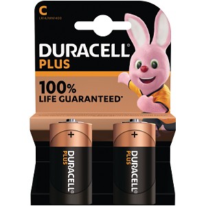 Duracell Plus Power tipo C (paquete de 2)