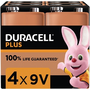 Duracell Pilas alcalinas tipo AA Plus Power, paquete de 4 : :  Electrónica