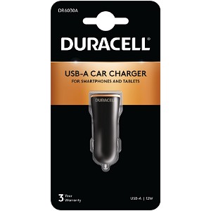 Cargador de coche Duracell USB Único 2,4A