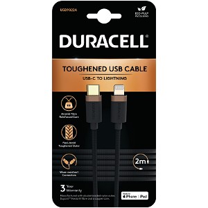 Cable Duracell de 2 m USB-C a Lightning