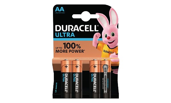 Paquete de 4 pilas Duracell Ultra Power AA