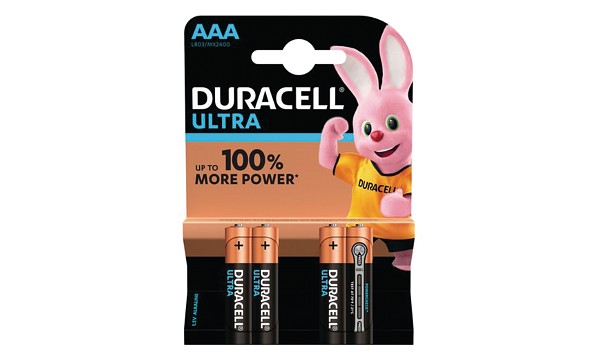 Paquete de 4 pilas Duracell Ultra Power AAA