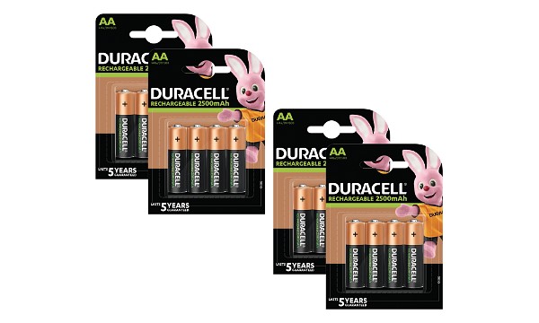 Duracell Pre-Charged AA 2500mAh x 16