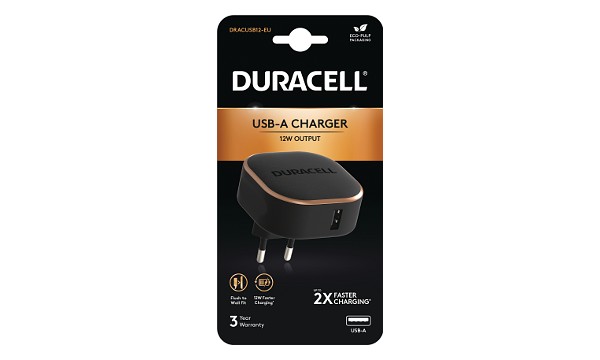 Cargador USB de 2,4 A Duracell para Móviles y Tabletas