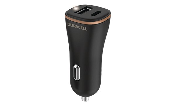 Cargador para coche Duracell USB-A + USB-C