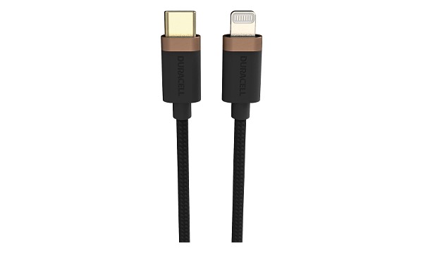 Cable Duracell de 2 m USB-C a Lightning