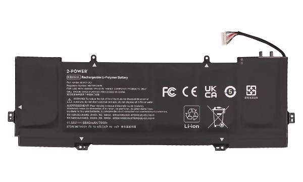 Spectre X360 15-BL100NB Batería (6 Celdas)