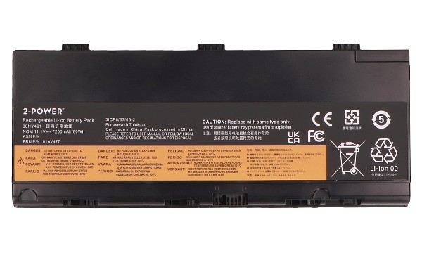 ThinkPad P51 20HH Batería (6 Celdas)