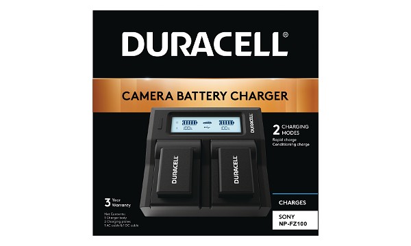 Alpha ZV-E1 Duracell LED Dual DSLR Battery Charger