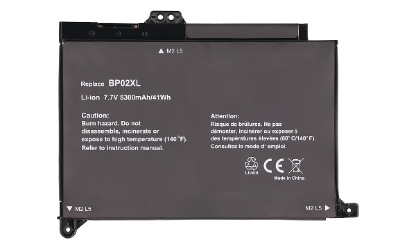 Pavilion x360 Convertible 13-u029TU Batería (2 Celdas)