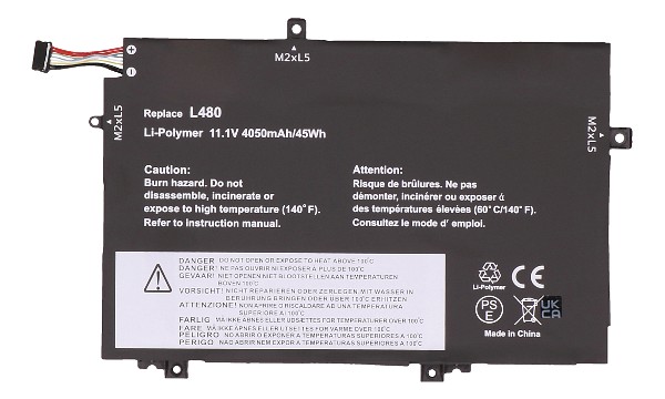 ThinkPad L15 Gen 1 20U8 Batería (3 Celdas)