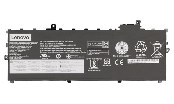 ThinkPad X1 Carbon (5th Gen) 20HQ Batería (3 Celdas)
