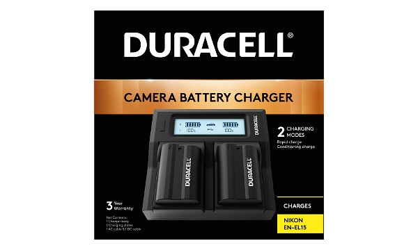 D850 Cargador de baterías doble Nikon EN-EL15