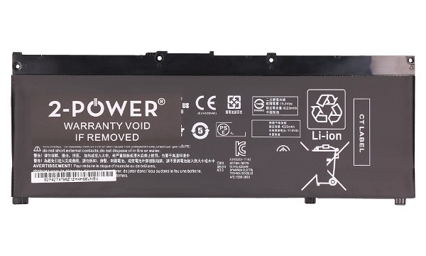 Pavilion POWER 15-CB541TX Batería (4 Celdas)