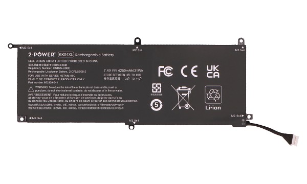 HSTNN-I19C Batería (2 Celdas)