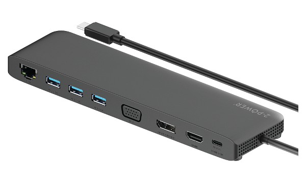 2DW60AA USB-C DP1.2 Triple Display Mini Dock